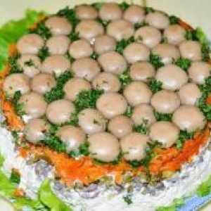Salata „gljiva koš”