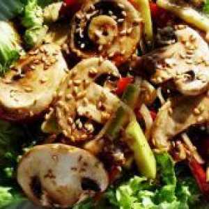 Salata od svježih gljiva