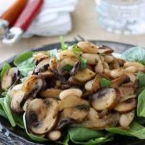 Salata od graha i gljivama