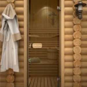 Staklena vrata za saune