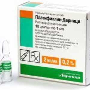 Injekcije platifillina tartarata - indikacije za primjenu