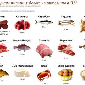 Koje namirnice sadrže vitamin B12?