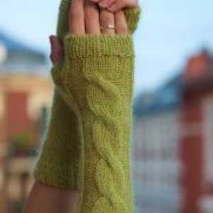 Pletene rukavice bez prstiju