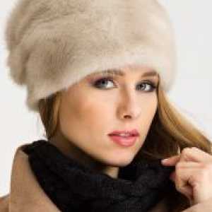 Ženske zimske kape izrađene od krzna