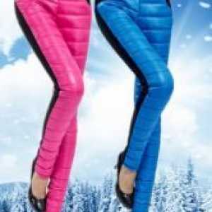 Ženske zimske tople hlače