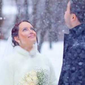 Zima vjenčanja foto pucati