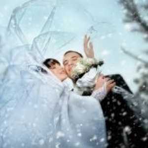 Zima Vjenčanje - Ideje za foto pucati