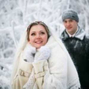 Zima vjenčanja foto pucati